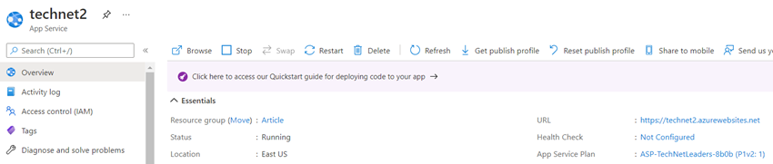 Configuring Azure Front Door for a highly available web application